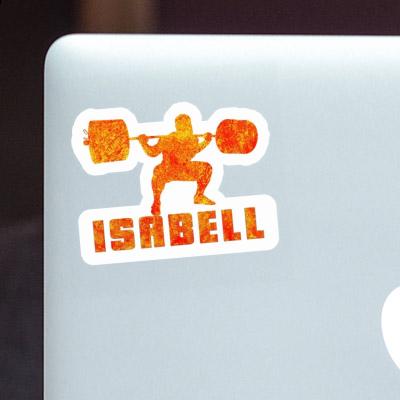 Sticker Gewichtheber Isabell Laptop Sticker Gewichtheber Isabell Laptop Image