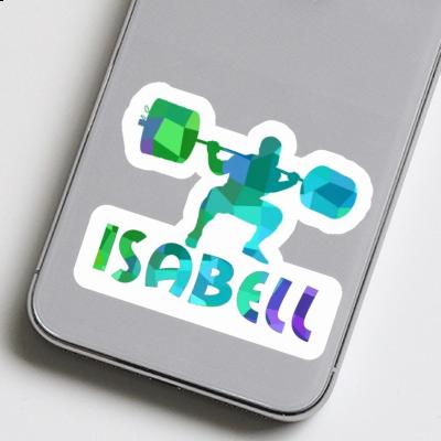 Weightlifter Sticker Isabell Laptop Weightlifter Sticker Isabell Laptop Image