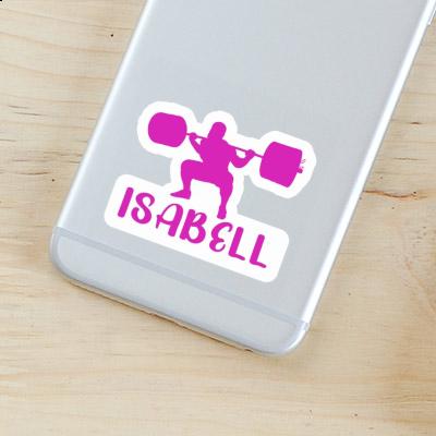 Autocollant Isabell Haltérophile Autocollant Isabell Haltérophile Image