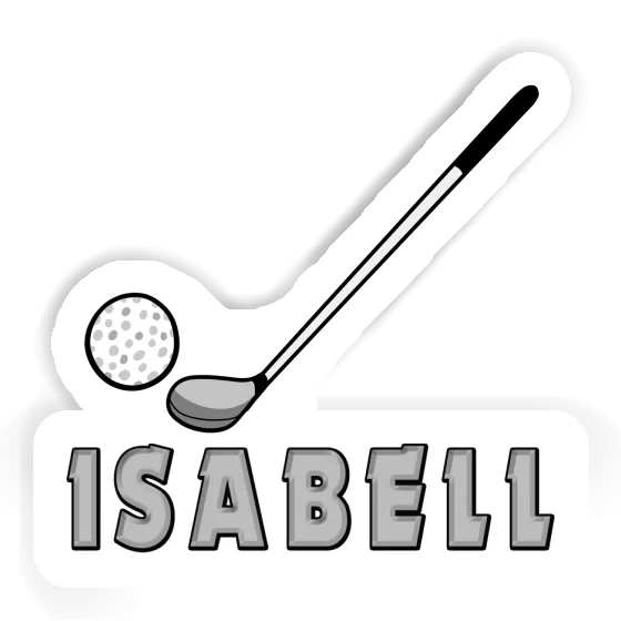 Sticker Isabell Golfschläger Gift package Image