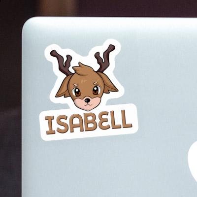 Autocollant Tête de cerf Isabell Laptop Autocollant Tête de cerf Isabell Laptop Image