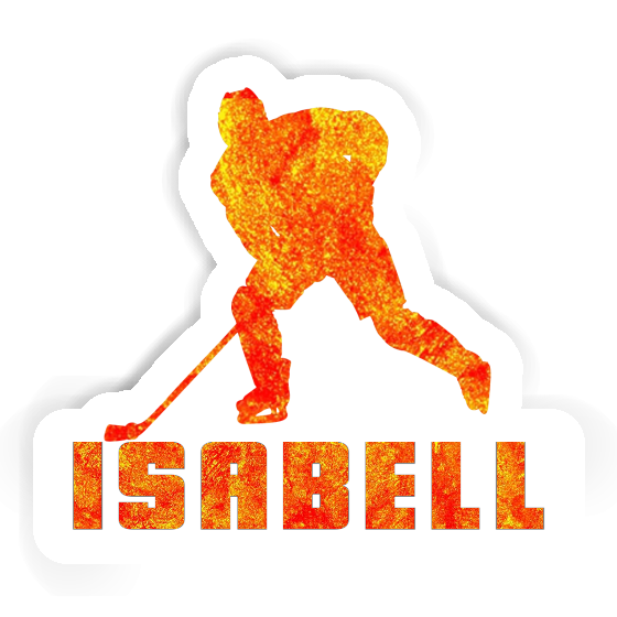 Sticker Isabell Eishockeyspieler Notebook Sticker Isabell Eishockeyspieler Notebook Image