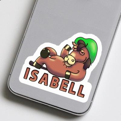 Sticker Isabell Lying horse Notebook Sticker Isabell Lying horse Gift package Image