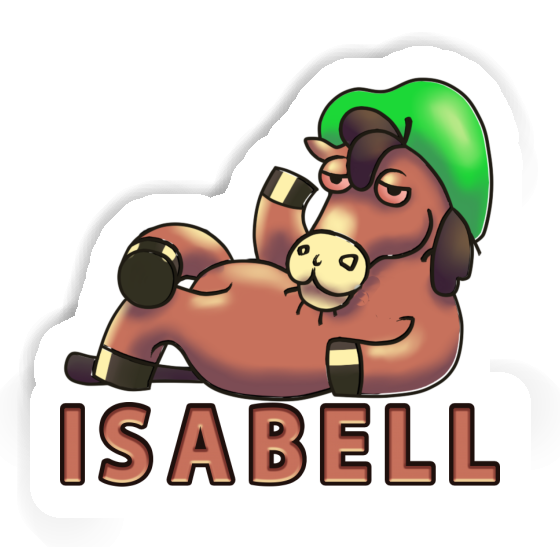 Sticker Isabell Lying horse Sticker Isabell Lying horse Image