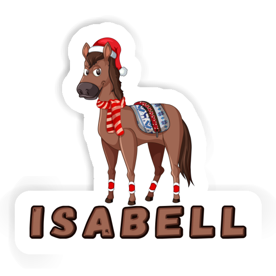 Sticker Isabell Christmas Horse Sticker Isabell Christmas Horse Image