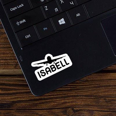 Sticker Airplane Isabell Laptop Image