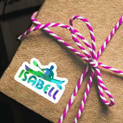 Sticker Kayaker Isabell Notebook Sticker Kayaker Isabell Gift package Image