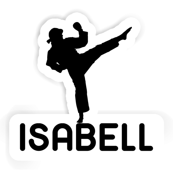 Karateka Sticker Isabell Notebook Karateka Sticker Isabell Gift package Image