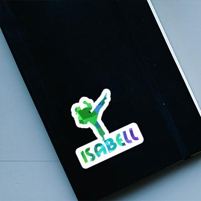 Karateka Sticker Isabell Notebook Karateka Sticker Isabell Gift package Image