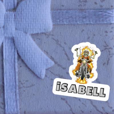 Aufkleber Isabell Motorradfahrer Notebook Aufkleber Isabell Motorradfahrer Gift package Image