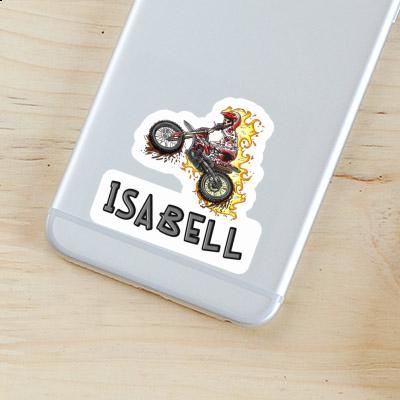 Sticker Dirt Biker Isabell Notebook Sticker Dirt Biker Isabell Gift package Image