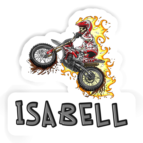 Sticker Dirt Biker Isabell Notebook Sticker Dirt Biker Isabell Gift package Image