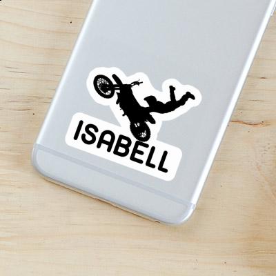 Isabell Sticker Motocross-Fahrer Notebook Isabell Sticker Motocross-Fahrer Gift package Image