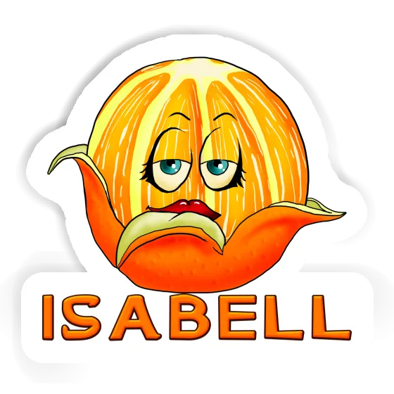 Isabell Sticker Orange Gift package Image