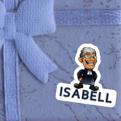Sticker Pfarrer Isabell Notebook Image