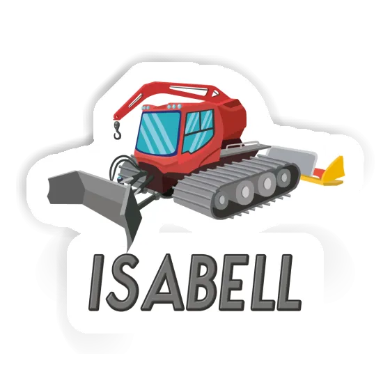 Sticker Snow Groomer Isabell Laptop Image