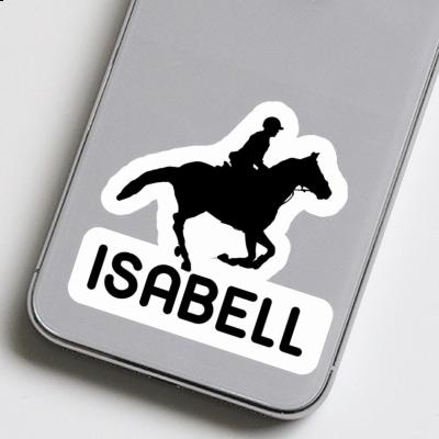Isabell Sticker Horse Rider Laptop Image