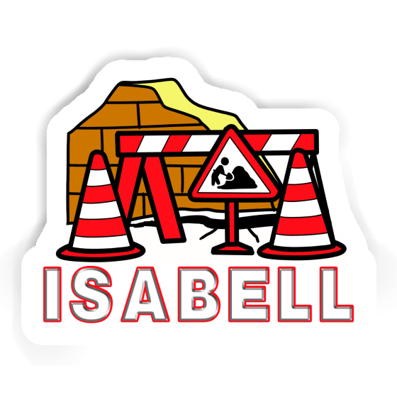Isabell Sticker Road Construction Image