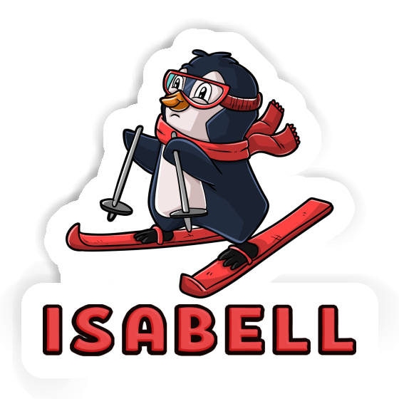 Isabell Sticker Skier Notebook Isabell Sticker Skier Gift package Image