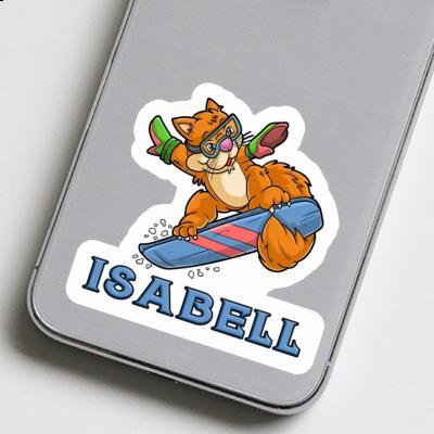 Snowboardeuse Autocollant Isabell Laptop Snowboardeuse Autocollant Isabell Laptop Image