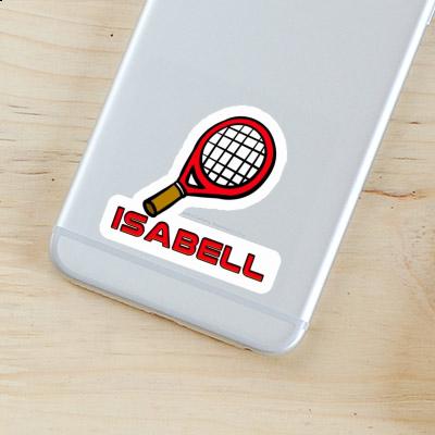 Isabell Autocollant Raquette de tennis Notebook Image