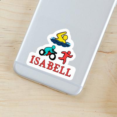 Triathlete Sticker Isabell Laptop Triathlete Sticker Isabell Laptop Image