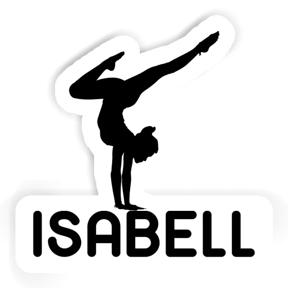 Femme de yoga Autocollant Isabell Laptop Femme de yoga Autocollant Isabell Laptop Image