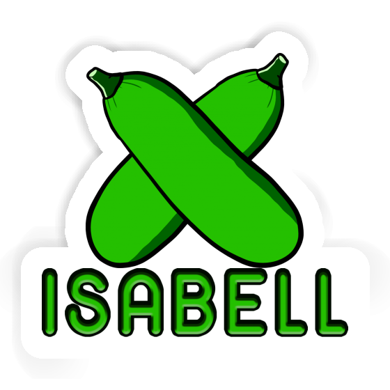 Isabell Aufkleber Zucchini Notebook Image