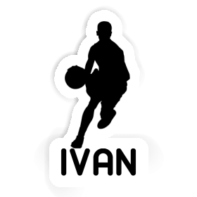 Sticker Basketballspieler Ivan Image
