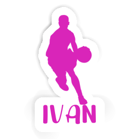 Sticker Basketballspieler Ivan Image