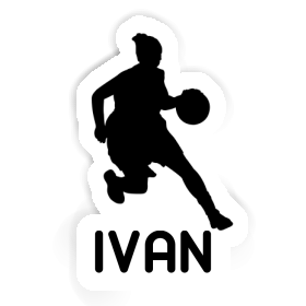 Basketballspielerin Aufkleber Ivan Image