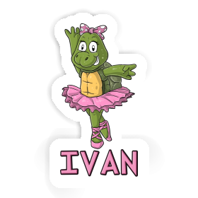 Ivan Aufkleber Ballerina Image