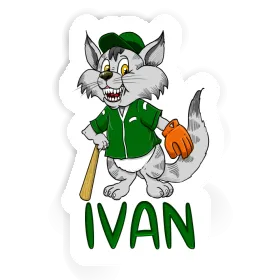 Aufkleber Katze Ivan Image