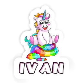 Baby Einhorn Sticker Ivan Image