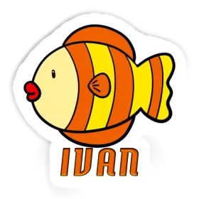 Autocollant Poisson Ivan Image