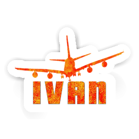 Aufkleber Flugzeug Ivan Image