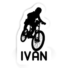 Autocollant Ivan Freeride Biker Image