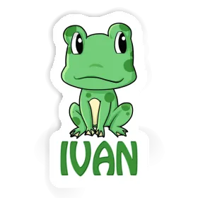 Sticker Frosch Ivan Image