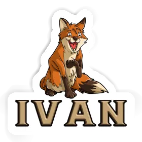 Fuchs Aufkleber Ivan Image