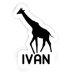 Giraffe Sticker Ivan Image