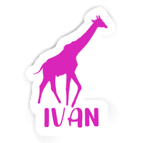 Giraffe Sticker Ivan Image