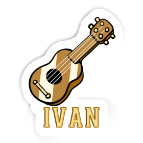 Sticker Gitarre Ivan Image
