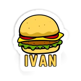 Sticker Cheeseburger Ivan Image