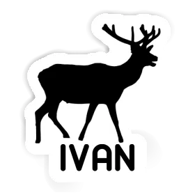 Hirsch Aufkleber Ivan Image