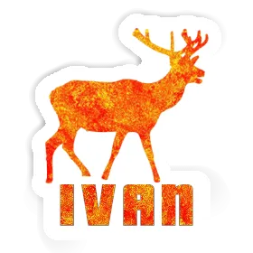 Ivan Aufkleber Hirsch Image