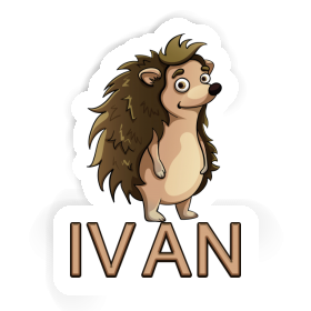 Ivan Sticker Igel Image