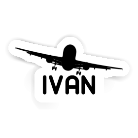 Aufkleber Flugzeug Ivan Image