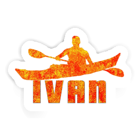 Kajakfahrer Sticker Ivan Image