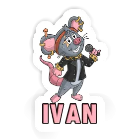 Sticker Sängerin Ivan Image