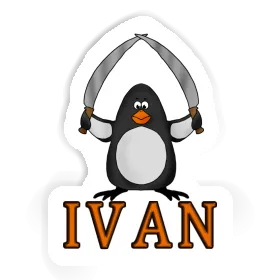 Ivan Aufkleber Kampfpinguin Image